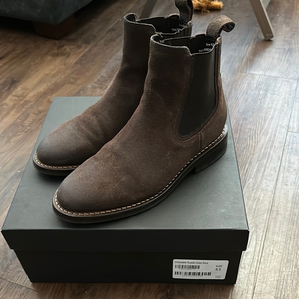 Thursday Boot Company Chocolate Brown Duke Chelsea Boots